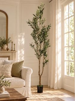 7 FT Artificial Olive Tree – Realistic Faux Plant – $50