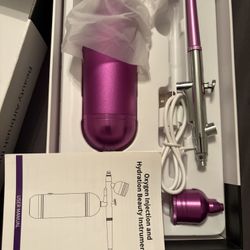 Makeup or art airbrush usb charged oxygen injection & hydration airbrush kit set like new in box