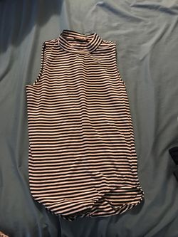 Striped body suit