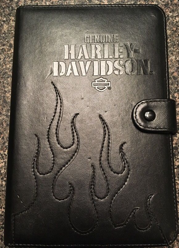 Harley Davidson Leather IPad mini case folio
