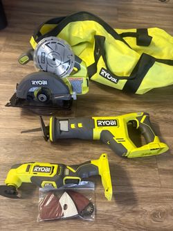 RYOBI CORDLESS SAWS AND MUTIL-Tool