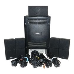 Bose PS28 III Powered Speaker System Passive Subwoofer W/ Speakers And Cables