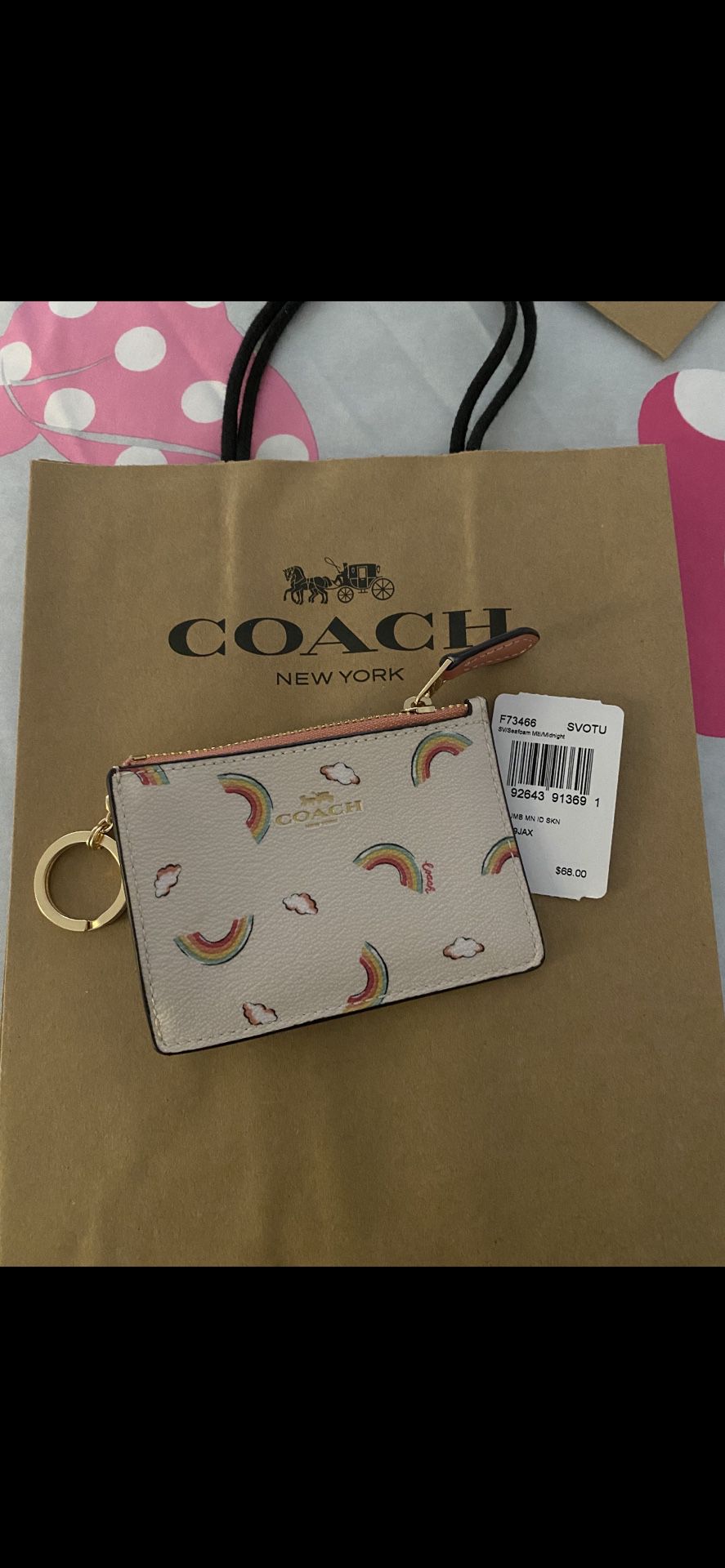 Coach coinpurse zip w card holder