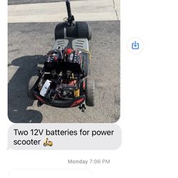 Power Scooter Batteries 