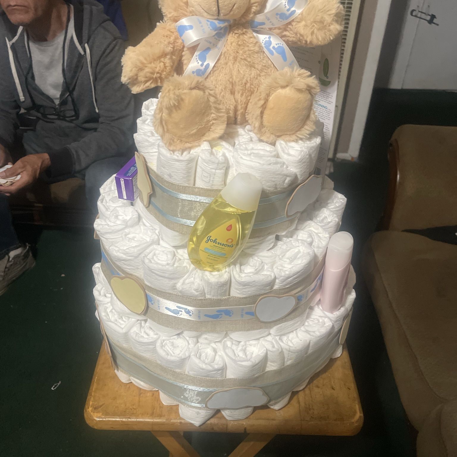 Bear Diaper Cake 