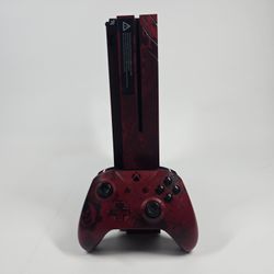 Microsoft Xbox One S 2TB Console Gaming System Red 1681 Gears of War 4 Edition