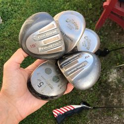 Callaway Fairway woods and Orlimar Fairway woods