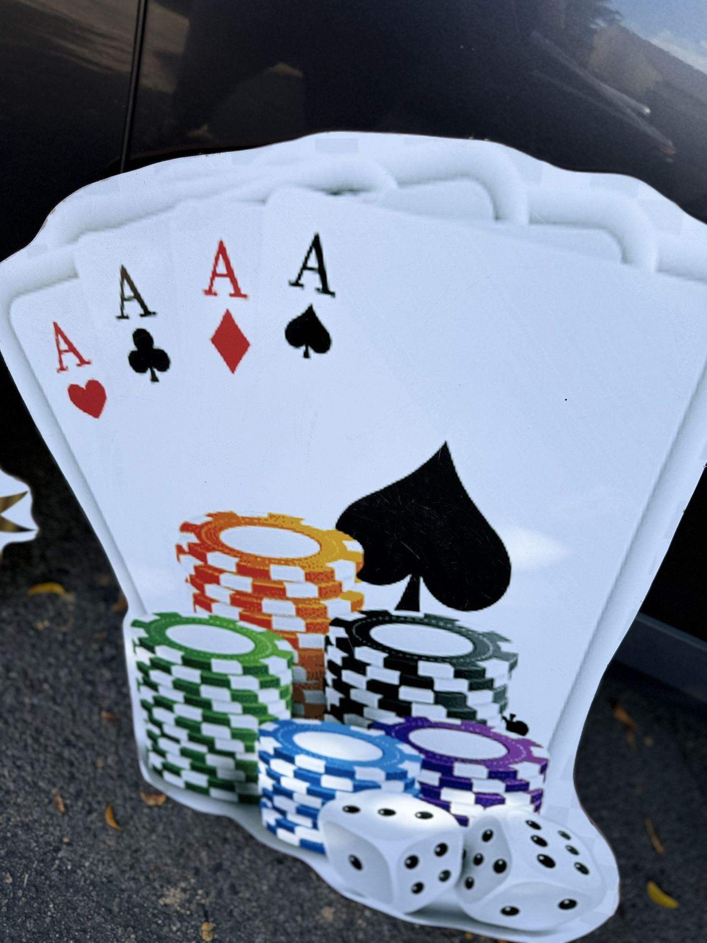Casino Figuras Decorativas para Fiestas y Eventos – Usadas, en buen estado
