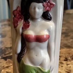 Sculptured Lady Vase 