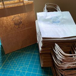 Vendor Thank You Brown Kraft Paper Bags - 50