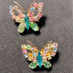 Butterfly Crystal Brooches