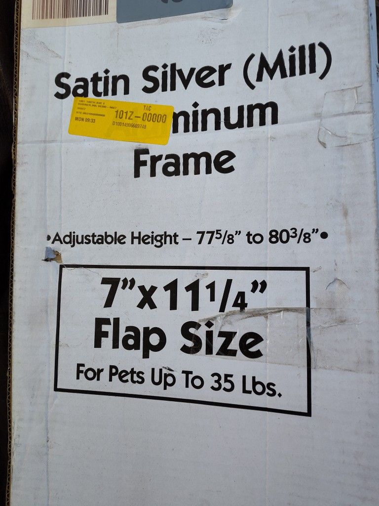 Pet Patio Door up to 35lbs