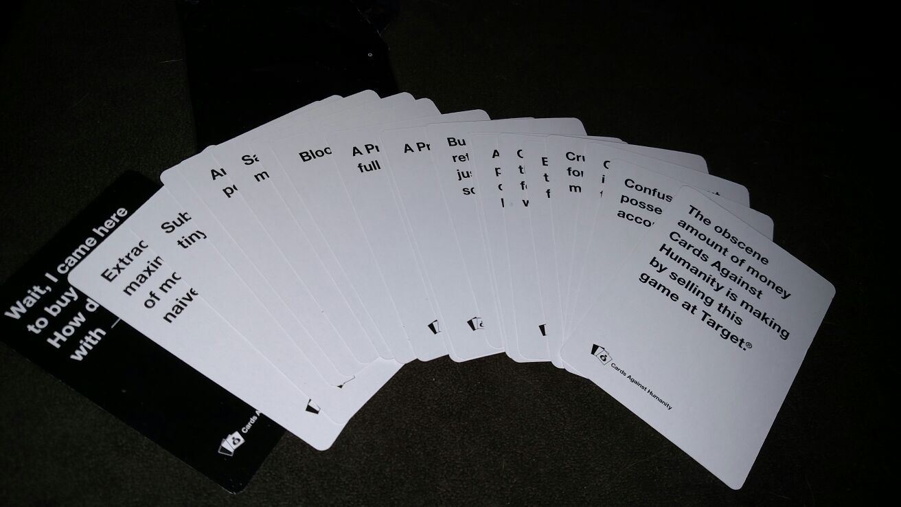 Cards against humanity Target retail product pack
