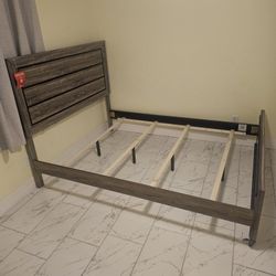 wood bed
