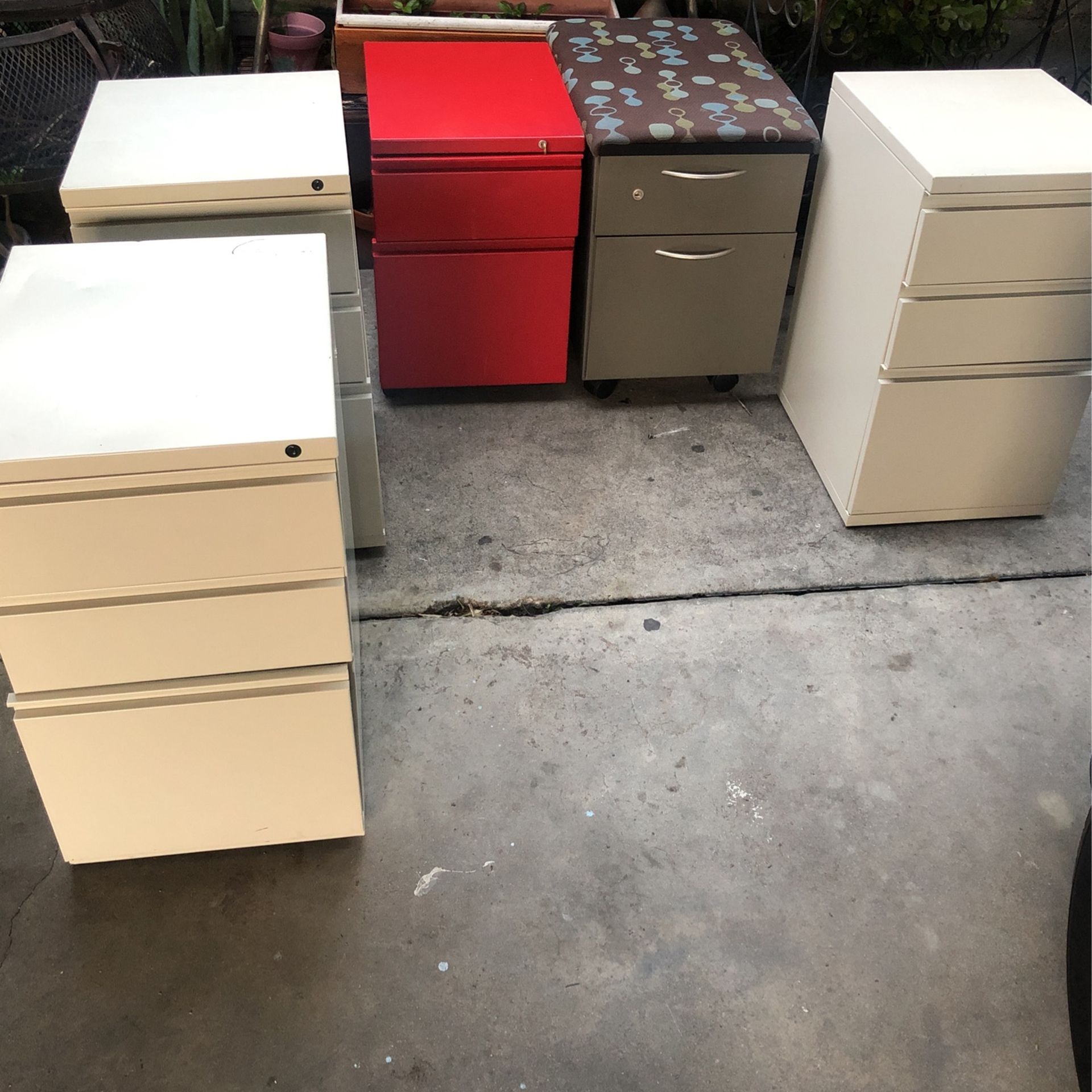 Small filing cabinet