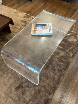 Acrylic coffee table