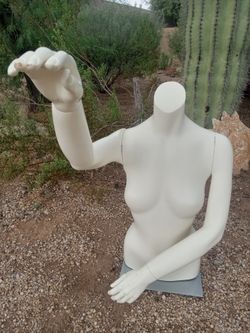Headless Female Torso Mannequin with Arms