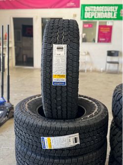 265/70/16 Goodyear Territory AT NEW TIRES INSTALLED AND BALANCED INCLUDED