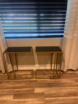 2 end tables - sold as a set