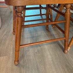 Set Of Amish Press back Chairs 