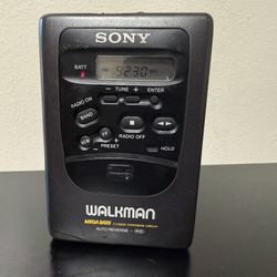 Walkman WM-FX52 Radio Works Tape Deck For Parts 