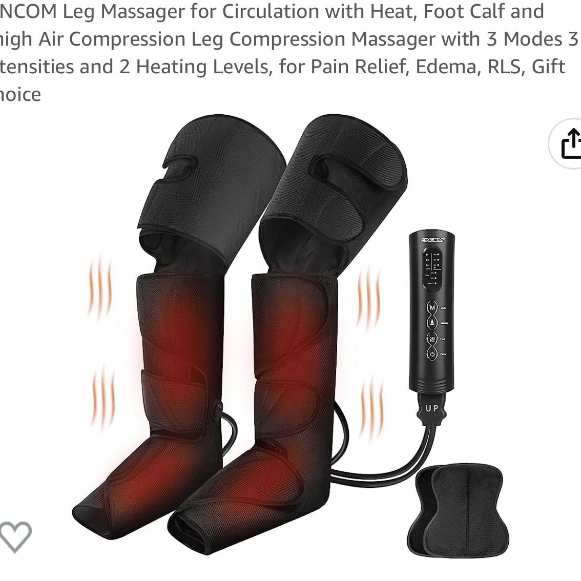 CINCOM 3-IN-1 Leg Massager From Foot to Thigh
