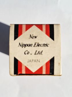 Vintage NEC 6SN7-GTB Vacuum Tube - Japan 1978. NOS MINT condition.