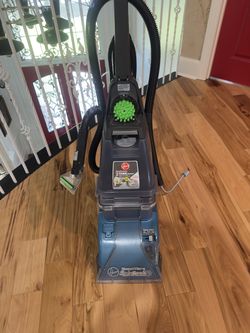 RARE Hoover SteamVac Deluxe SpinScrub Cleaning F5914-900 + BRUSH + HOSE TESTED