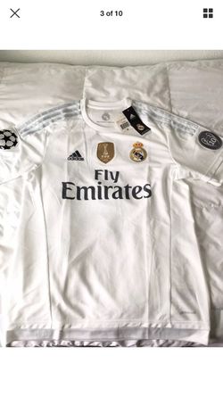 Adidas 2014 Real Madrid Champions League Soccer Jersey Men's Size Medium AK2496
