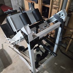 Hack Squat Machine-leg Push Combination