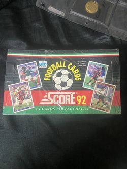 1992 Score Soccer Futbol Factory Sealed Box