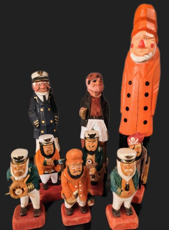 Vintage Wooden Sailors 
