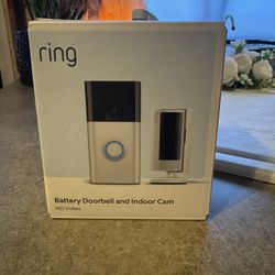 Ring Video Doorbell with indoor cam 