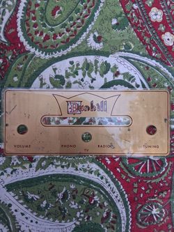 Vintage rare antique Dunhill Guild radio face plate cover The Country Belle Model 556