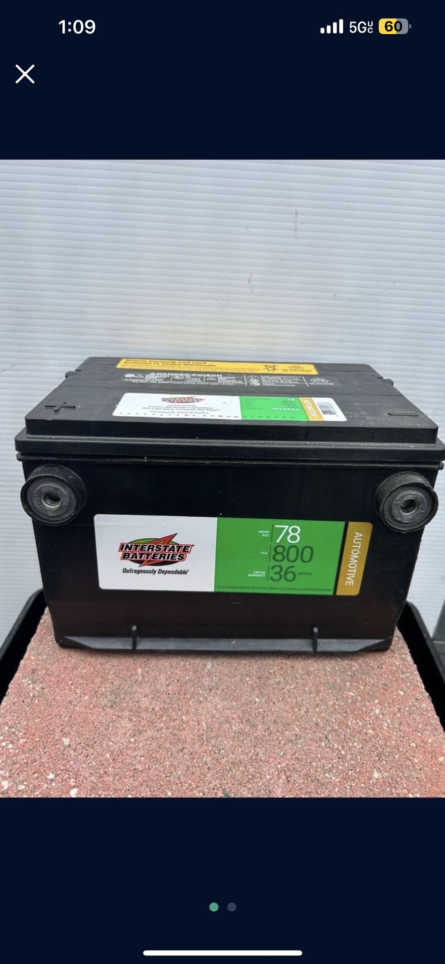 Chevy Truck Car Battery Size 78 $80 With Your Old Battery