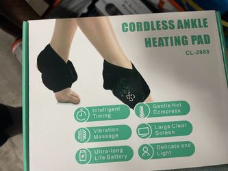Cordless ankle heating pad