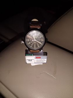 Timex Expedition Leather Band Mens Wristwatch
