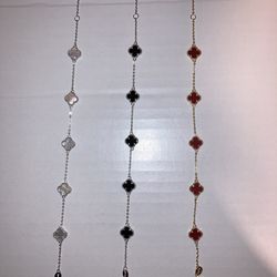 925 STERLING SILVER CLEEF CLOVER BRACELET