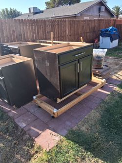 Dark Brown Lower Cabinet's ( 3 )