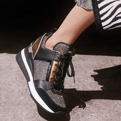 Michael Kors Georgie Trainer Wedge Sneakers