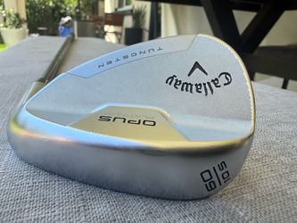 CALLAWAY OPUS PLATINUM CHROME LOB WEDGE 60°-10° (BOUNCE) S GRIND STEEL WEDGE
