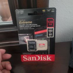 SanDisk 128GB Extreme 190MB/s Micro SD MicroSDXC UHS-1 Memory Card