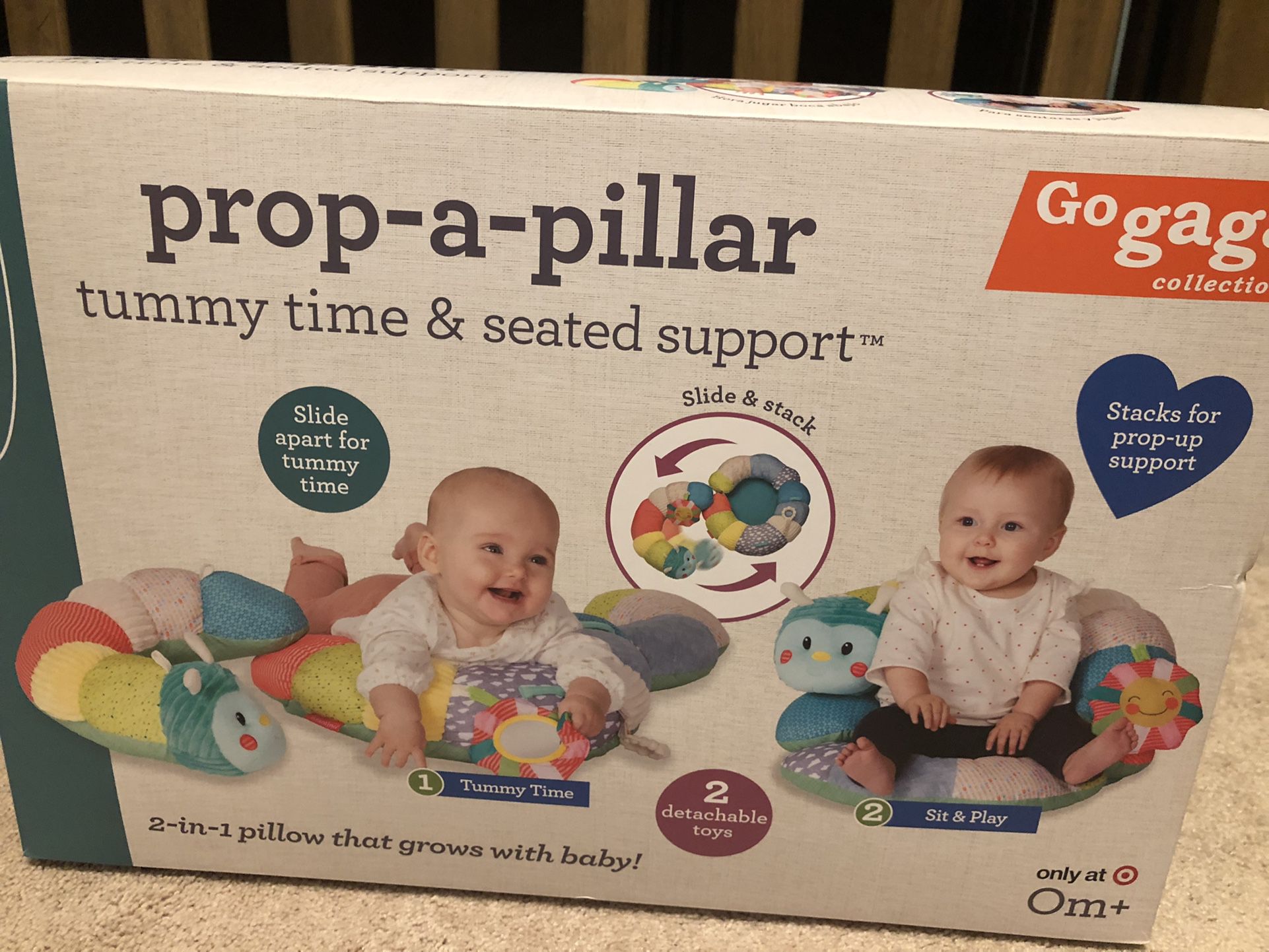 Prop-a-pillar Tummy Time & Seated Support 