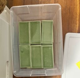 Green Fireclay tiles