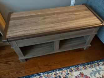 Sauder Harbor View Lift-top Coffee Table, Salt Oak finish
