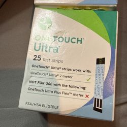 One Touch Test Strips, Lot Of Five Boxes