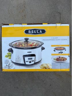 Bella 5 quart programmable slow cooker! *NEW*