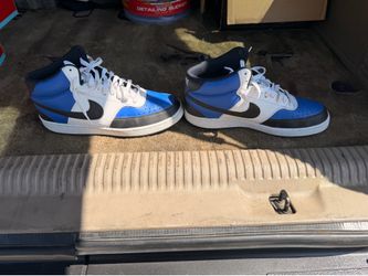 Nike court visions mids, size 10.5