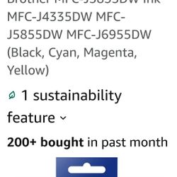 LC406 Ink Cartridges Compatible for Brother LC406 LC406XL LC 406 XL Work for Brother MFC-J4335DW MFC-J5855DW MFC-J4535DW MFC-J6555DW MFC-J6955DW Print