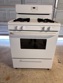 White Frigidaire Freestanding Gas Range